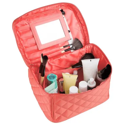 Nylon Cosmetic Bags Single Layer Travel Makeup Bags