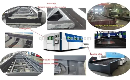 3000W IPG Trumpf laser power fiber metal laser cutting machine cut upto 20mm