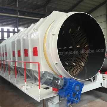 Rotary Compost Trommel Screen for Organic Fertilizer Recycling