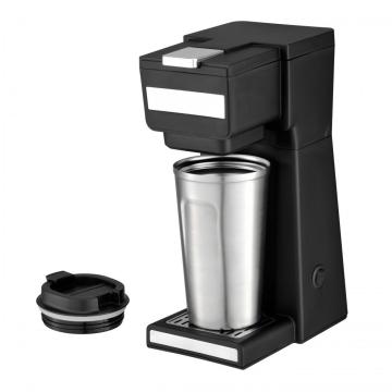 Cafetera con carcasa de acero inoxidable 0.42l capacidad