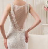 Lace Open Back Wedding Dress