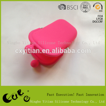 Silicone fashion wallet for coin & money purse&silicone money clip wallet