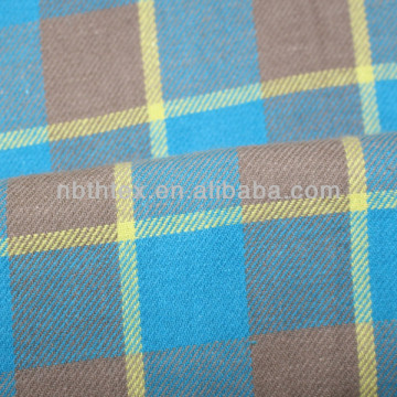 100% cotton yarn dyed cotton shirt fabric