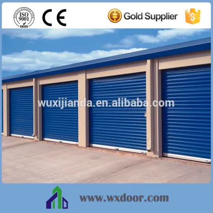 JAD Brand Industry windproof galvanized steel panel roller shutter doors metal roll up door