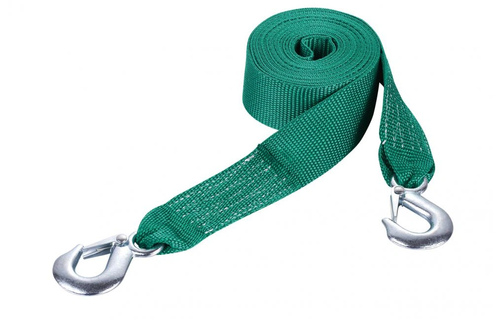 20000LBS 50MM Tow Strap with Steel Hook China Manufacturer