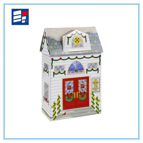 Cardboard paper house shape box for packaging toy