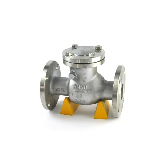 api6d clappet one way valve cn7m ductile iron swing check valve