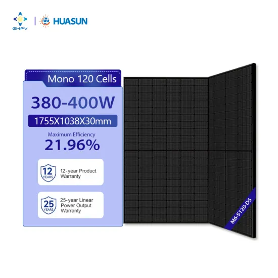 HUASUN Europe's High-Power All-Black Mono Solar Panels: 380W, 385W, 390W, 395W, and 400W PV Modules for Energy Solutions