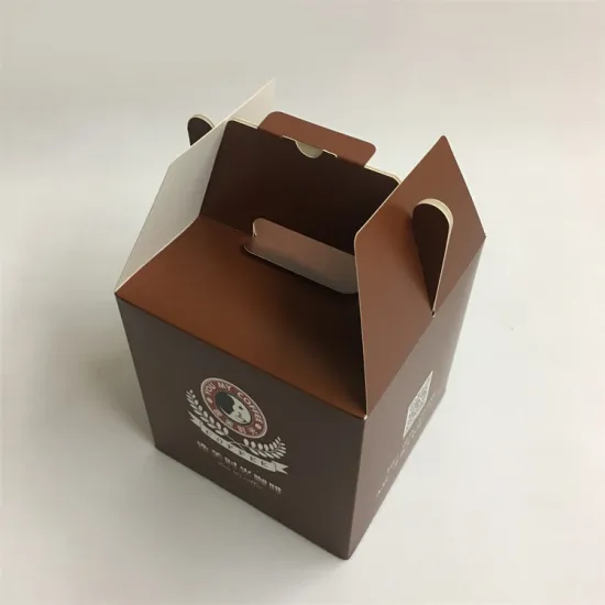 Mini Cupcake Packaging Box Easy Assembling Color Box
