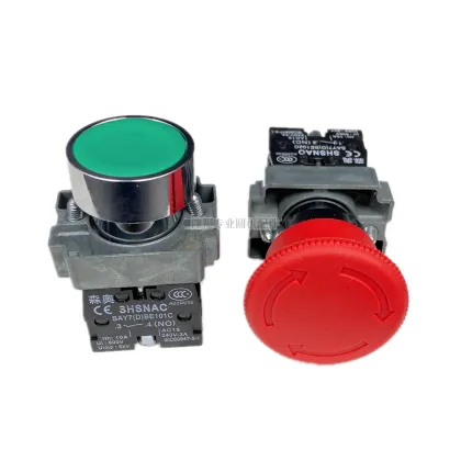 Circular machine panel Baiyuan button switch