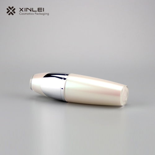 100ml 3.5oz white pearlescent custom cosmetics bottles
