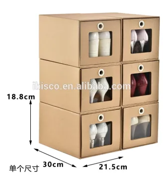 drop front shoe box