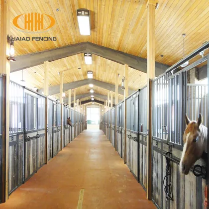 Different styles of horse products and horse stable