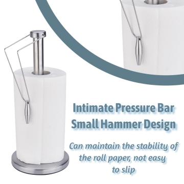 Stainless Steel Paper Towel Holder with Base