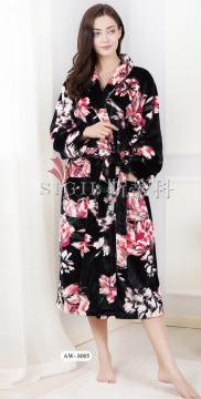 ladies shawl collar robe