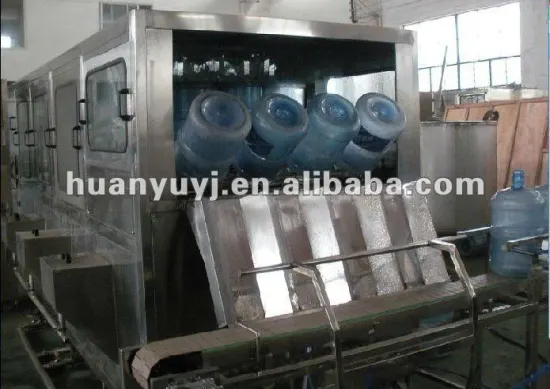 5 Gallon rinser, filler and capper for water