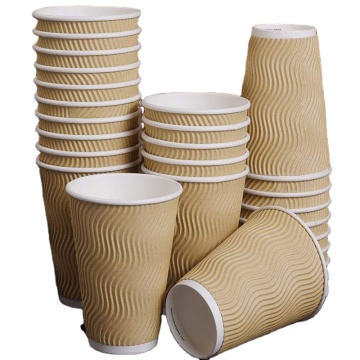 Custom Printed Recyclable Coffee Cups 6oz-16oz with Logo
