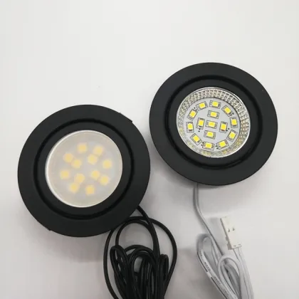 Hardwired Puck Lights Under Counter LED Cabinet Lighting