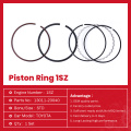 Toyota Diesel Engine 1SZ Piston Rings 13011-23040