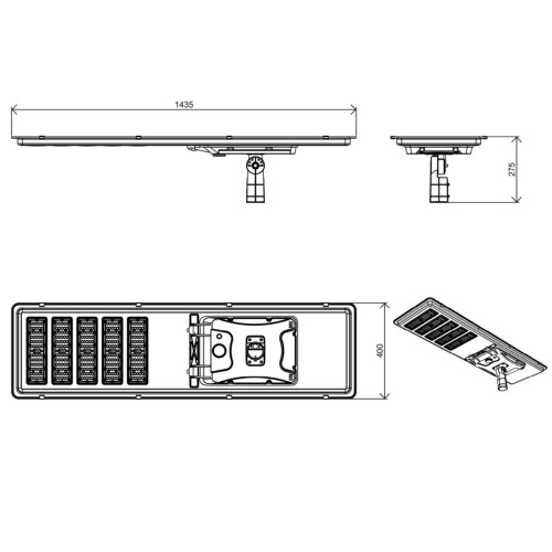 Commercial Automatic Solar Powered Led Street Light