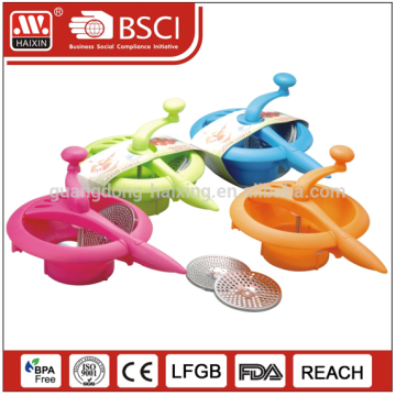 Haixng supermarket pp/ps plastic salad fruit spinner
