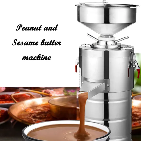 Peanuts and sesame butter making machine