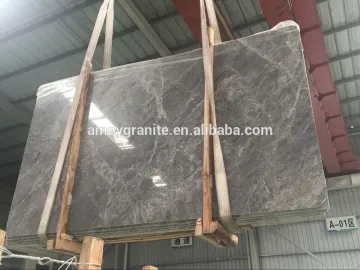Silver Mink Grey Marble Slabs Polished (Direct Factory+Good Price)