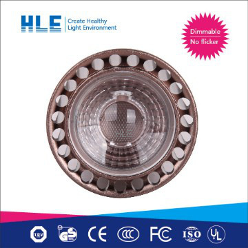 Fashion Brown color led spotlight 5w 2700K GU10 light