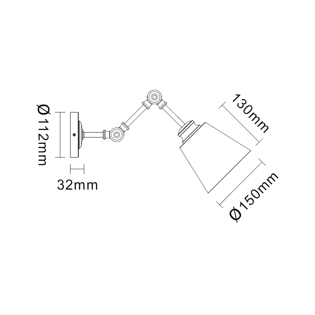 Antique Brass Metal Wall lamps-04