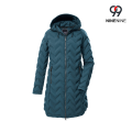 Parka de invierno con capucha para mujer