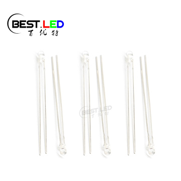 Đèn LED dài 3 mm Đèn LED màu đỏ Siêu tươi