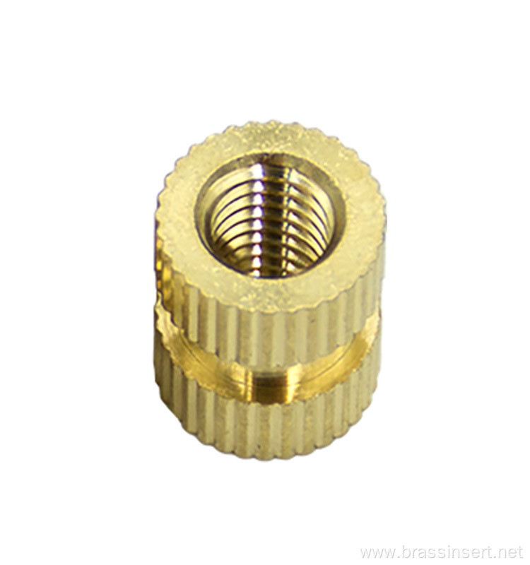 Customized OEM M2 brass knurled insert nut