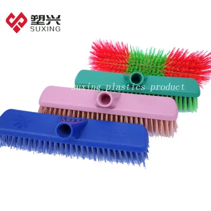 Colorful home cleaning plastic floor brush