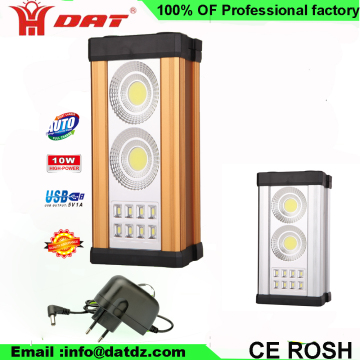 AT-628 High quality solar power home portable led rechargeable emergency lights