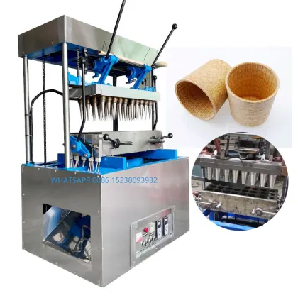 Blue Customizable Ice Cream Cone Machine