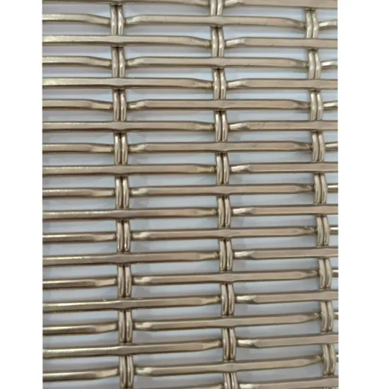 Antique Brass Plated Wire Mesh Sheets for Cabinet Doors