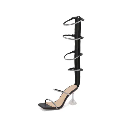 Black Awge Edition Heeled Sandals