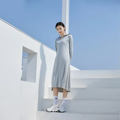 Women's Ice Silk Sunscreen Coat and Breathable Hat - Custom Sportswear