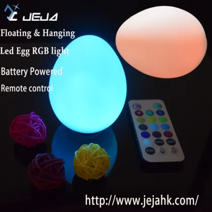 Battery Operated Mini Easter LED Egg Night Light