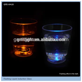 liquid sensor flashing light shot glass