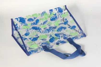 Japanese Transparent Hot Sale plastic beauty makeup Bag