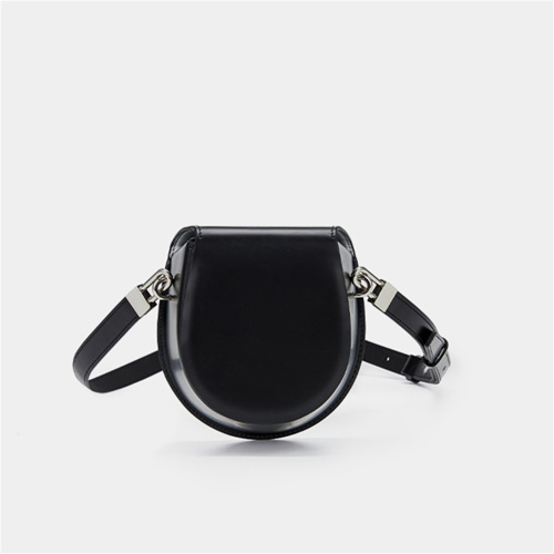 Classic Horseshoe Design Genuine Leather Saddle Bag