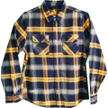 Men Casual Y/d Cotton Flannel Long Sleeve Shirt