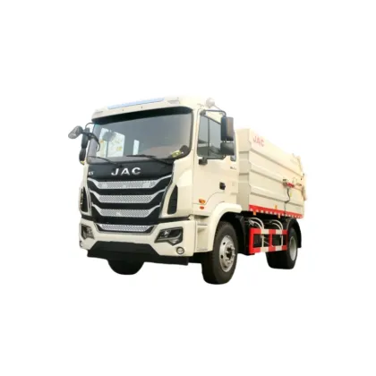 Jianghuai Ge'erfa K5L Compressed Garbage Truck, with a horsepower of 180, a 4X2 drive configuration