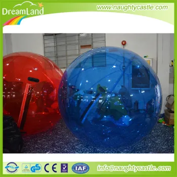 Funny Commercial Interesting Inflatable Blue And Red Land Zorb Ball for Sale