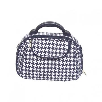 Borsa cosmetica da viaggio pied de poule