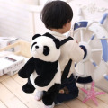 plush panda backpack and lunchbox set boy