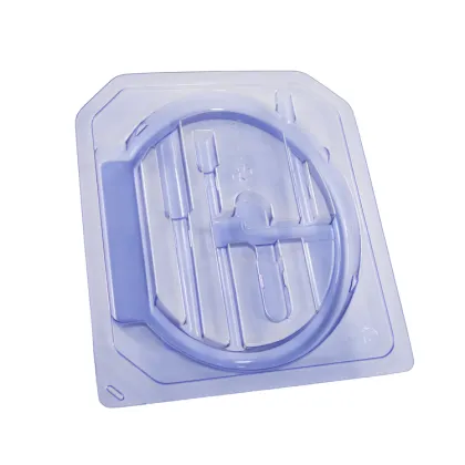 Urethral catheter set PET blue customized disposable box