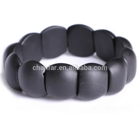 Real Black Bianshi Natural Bian Stone Bracelet For Men&Women Balck Jade Bracelet or bianshi bracelet is High Quality