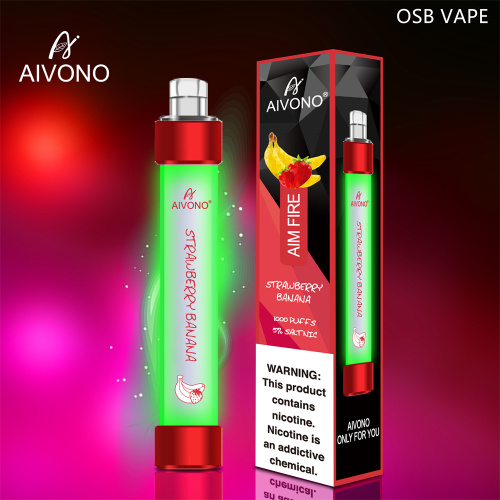 AIM fire airflow control disposable vape device